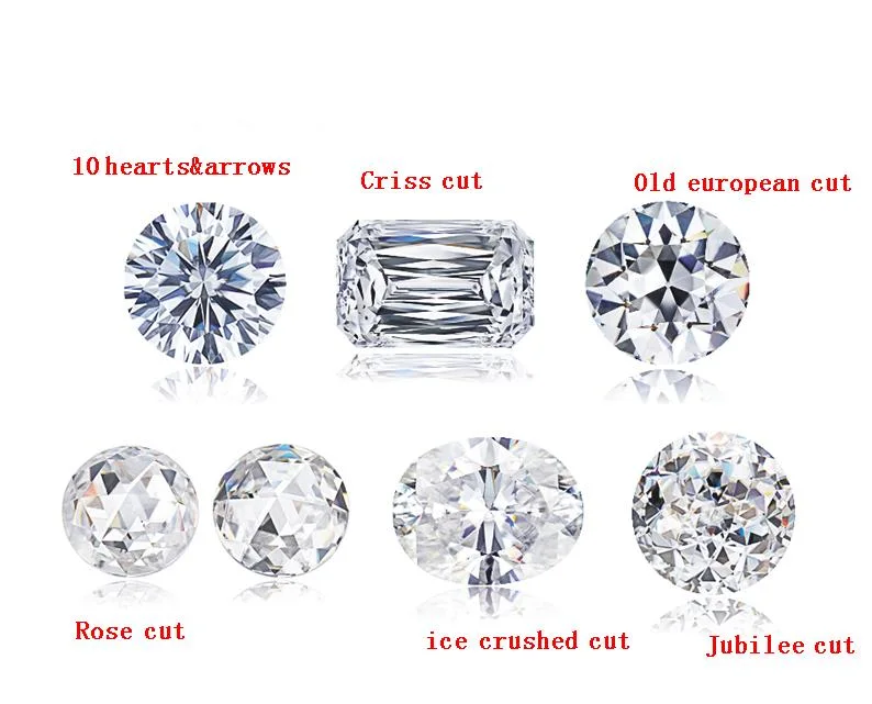 Gra Certificate Def Colorless Forever Brilliant Cut Loose Moissanite Stones 1CT-10CT Vvs Moissanite Diamonds Pass Test