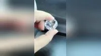 Заводская цена белого цвета в форме сердца Def Color Moissanite Stone для алмазов
