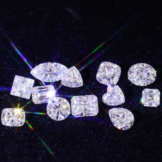 Оптовая торговля свободным муассанитом, доступным в различных цветах, размерах и огранках. Уникальный цвет муассанита для альтернативы алмазам.